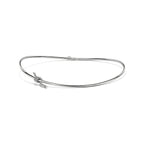 Collier en or blanc 18 carats et diamants