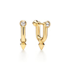 Boucles d’oreilles Medium en or 18 carats et diamants