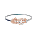 Bracelet Force 10, grand modèle, pavé, Hero Cut
