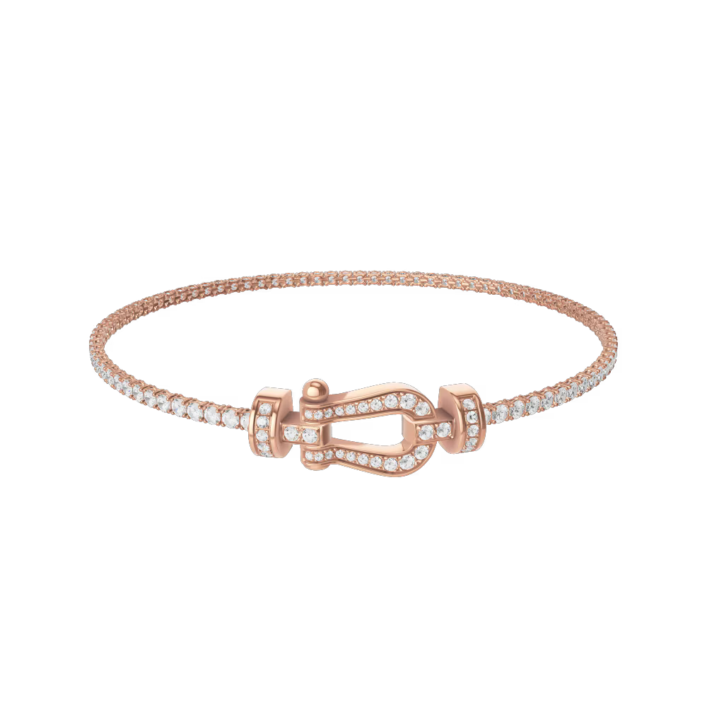 Bracelet Force 10, moyen modèle, pavé
