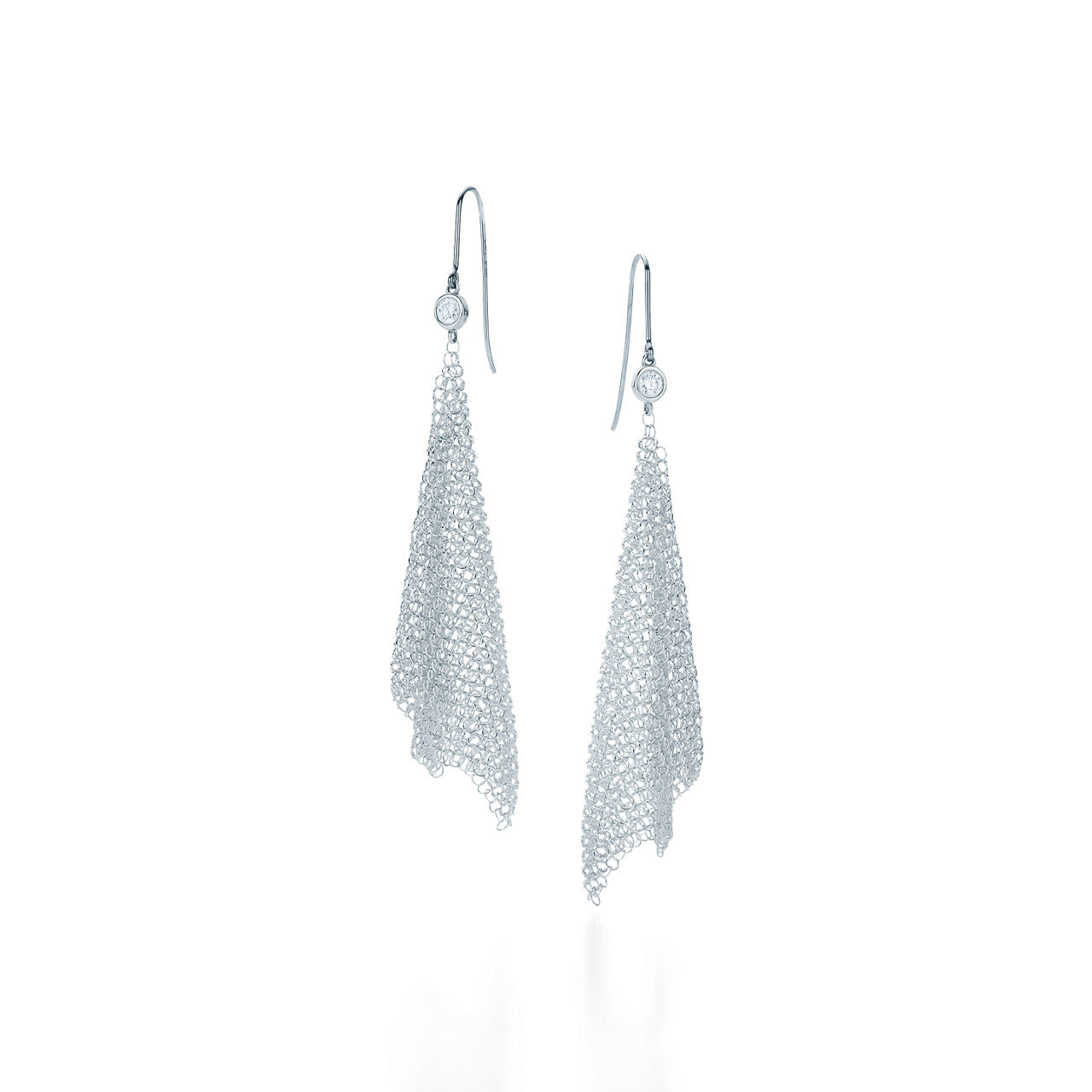 Boucles d’oreilles Maille drapée