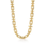 Collier à fermoir en or 18 carats et diamants