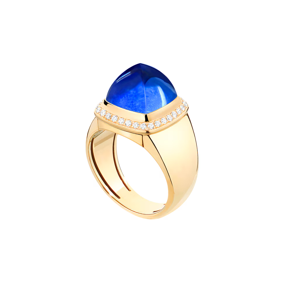 Bague Pain de Sucre, lapis lazuli