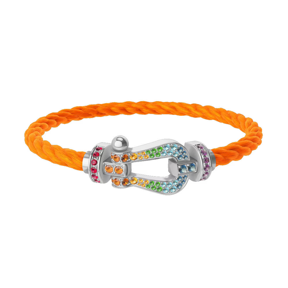 Bracelet Force 10, grand modèle, pavé