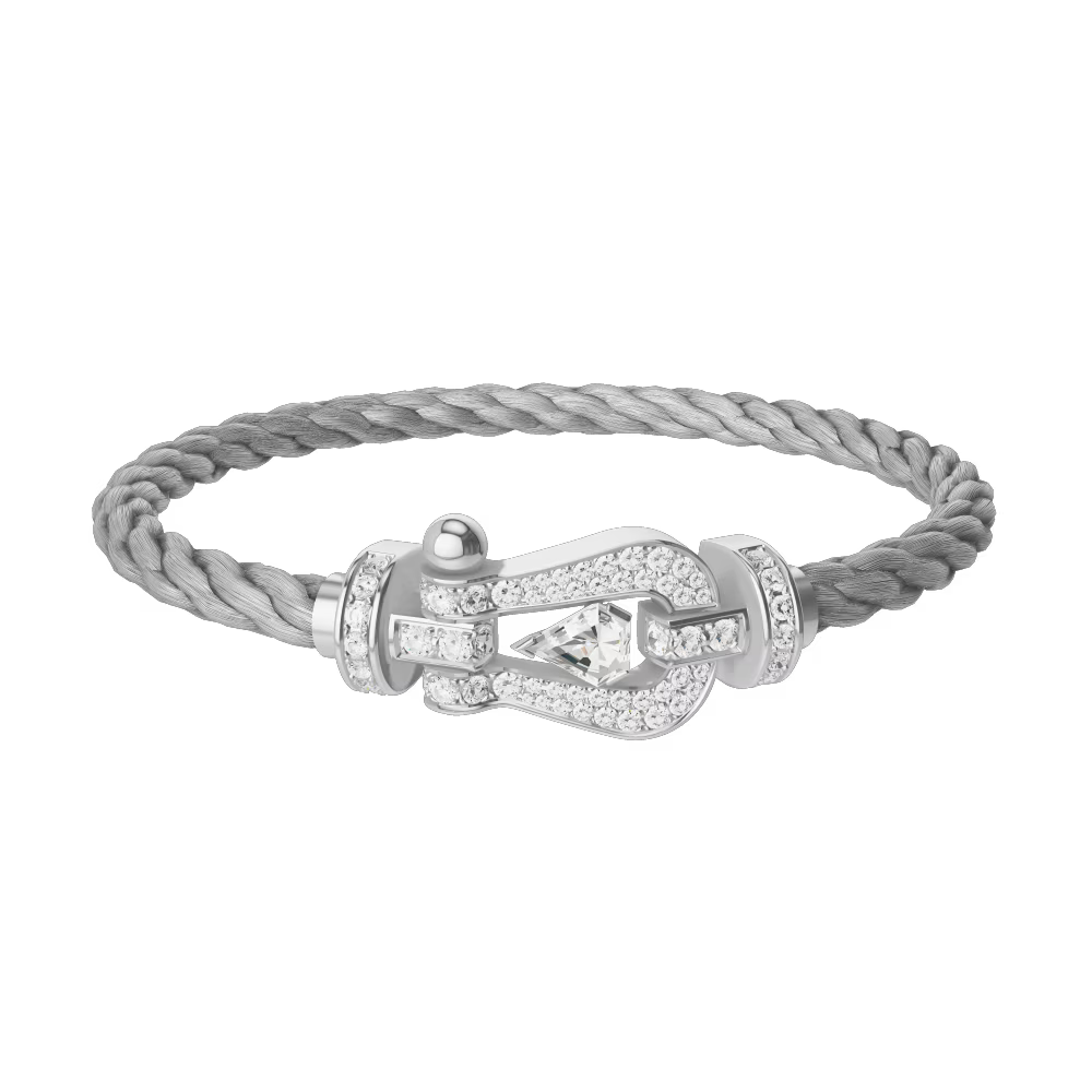 Bracelet Force 10, grand modèle, pavé, Hero Cut