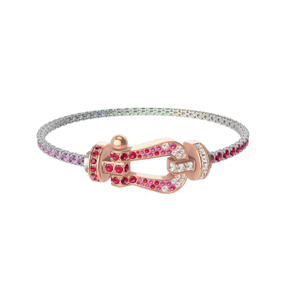 Bracelet Force 10, grand modèle, pavé
