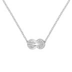 Collier Chance Infinie, moyen modèle, semi-pavé