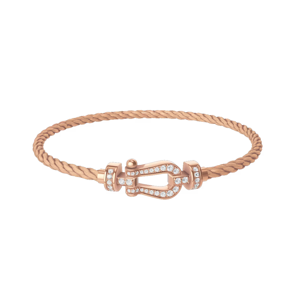 Bracelet Force 10, moyen modèle, pavé