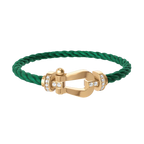 Bracelet Force 10, grand modèle, semi-pavé