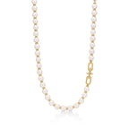 Collier Perles en or jaune et diamants