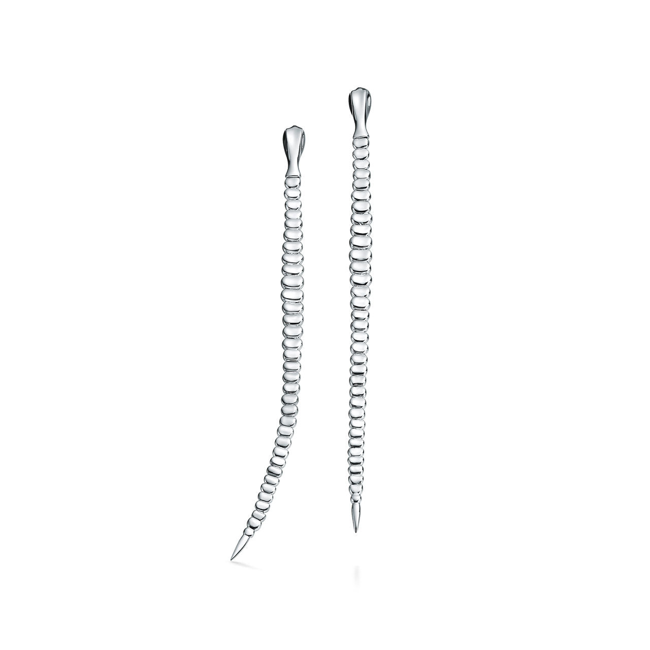 Boucles d’oreilles Snake en argent 925 millièmes