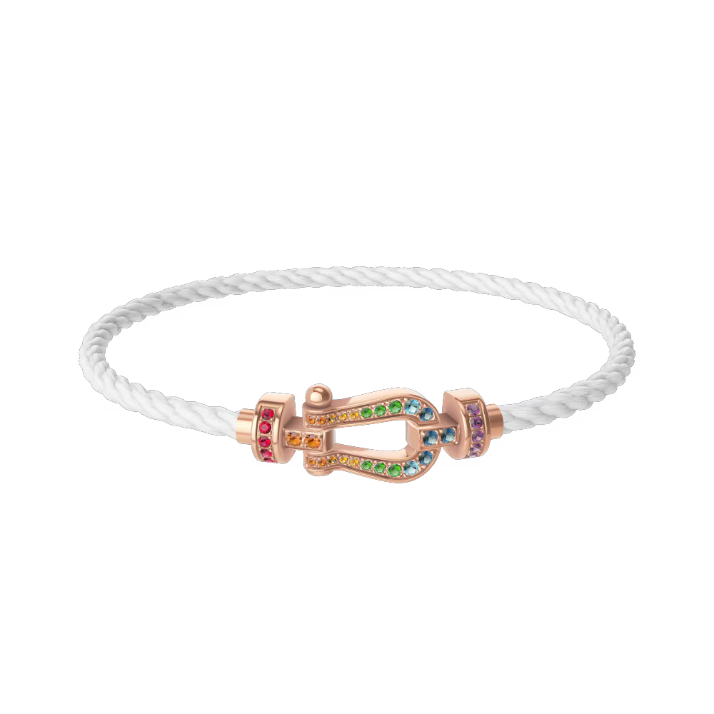 Bracelet Force 10, moyen modèle, pavé