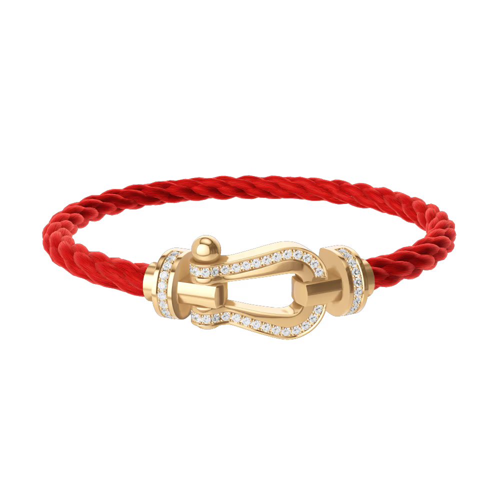 Bracelet Force 10, grand modèle, pavé