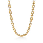 Collier en or jaune 18 carats et diamants