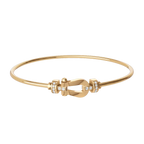 Bracelet Force 10, moyen modèle, semi-pavé