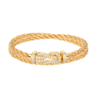 Bracelet Chance Infinie, grand modèle, pavé