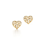 Boucles d’oreilles Cœur Olive Leaf