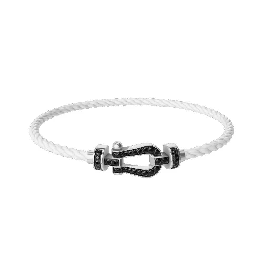 Bracelet Force 10, moyen modèle, pavé