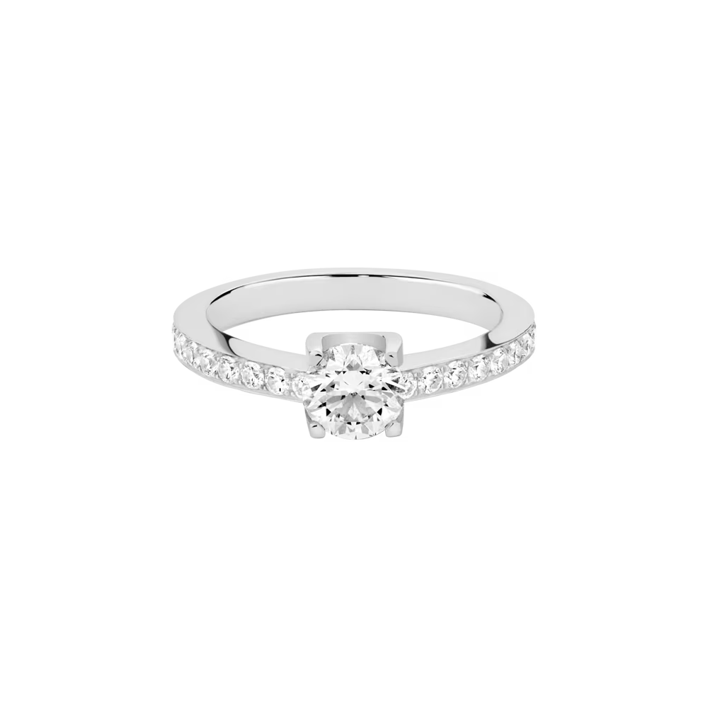 Bague de fiançailles Force 10 Duo, pavée, 0.70ct