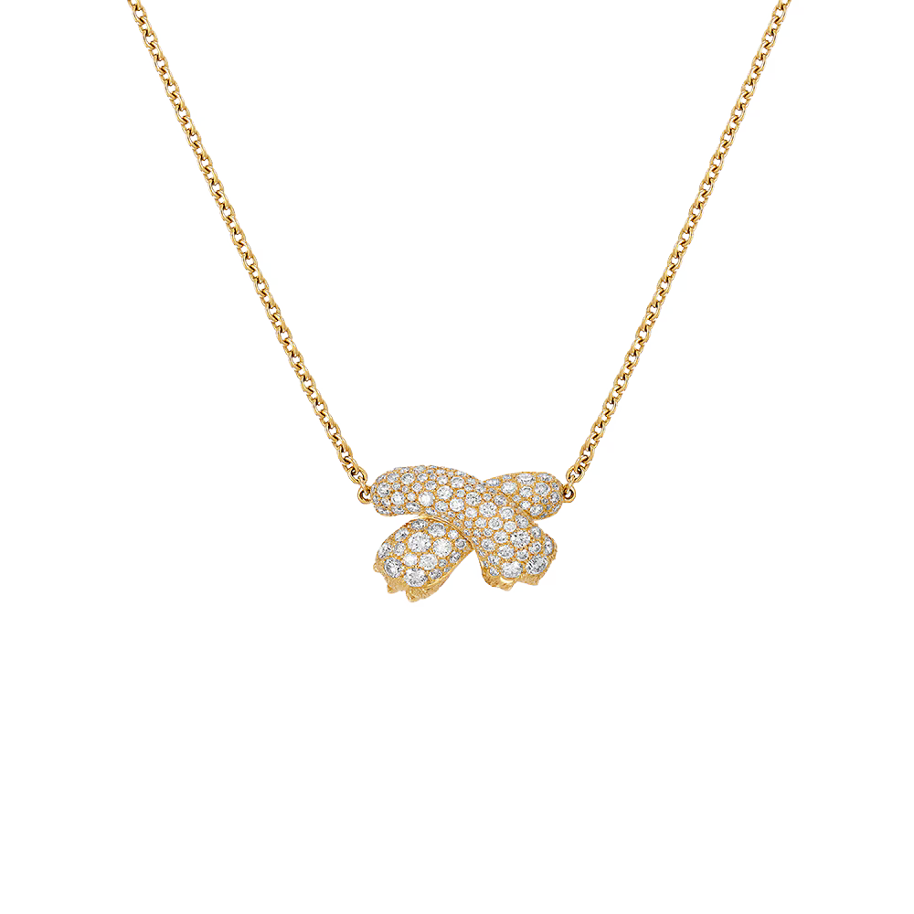 Collier Ombre Féline, pavé