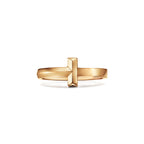 Tiffany T Bague T1 en or jaune 18 carats