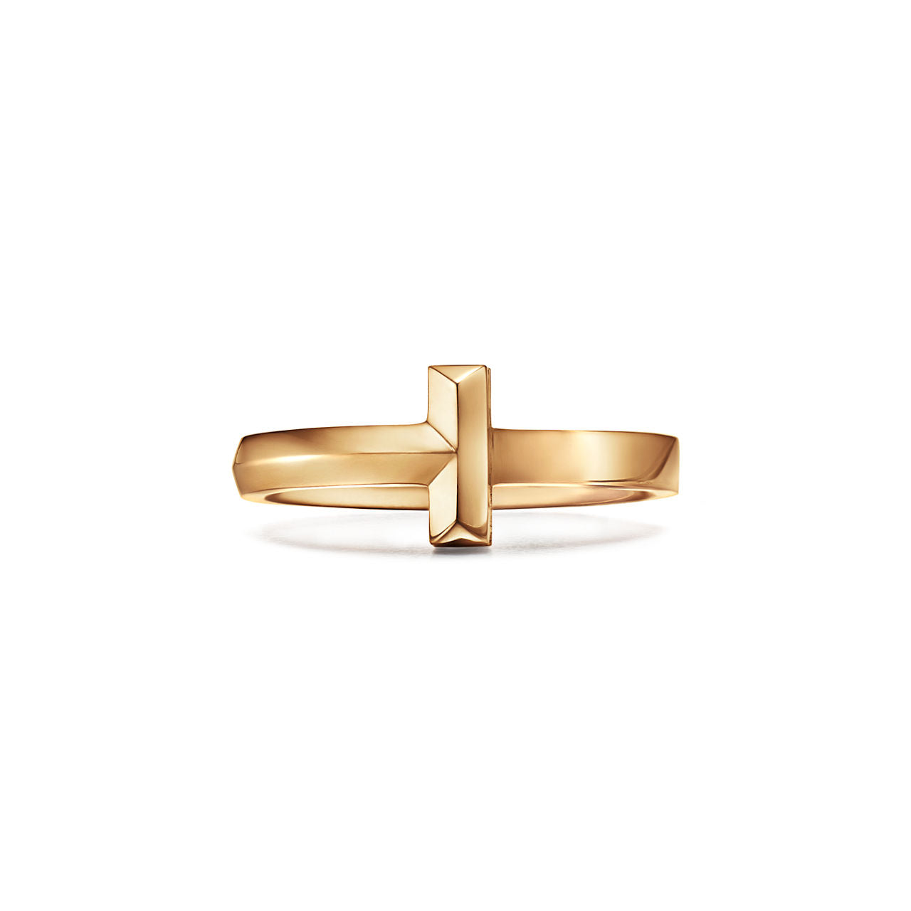 Tiffany T Bague T1 en or jaune 18 carats