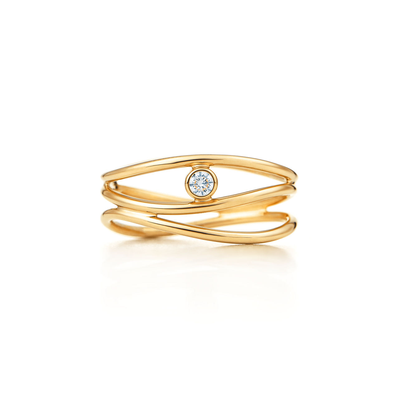Elsa Peretti® Bague en diamants Wave