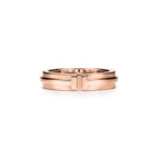 Tiffany T Bague étroite en or rose