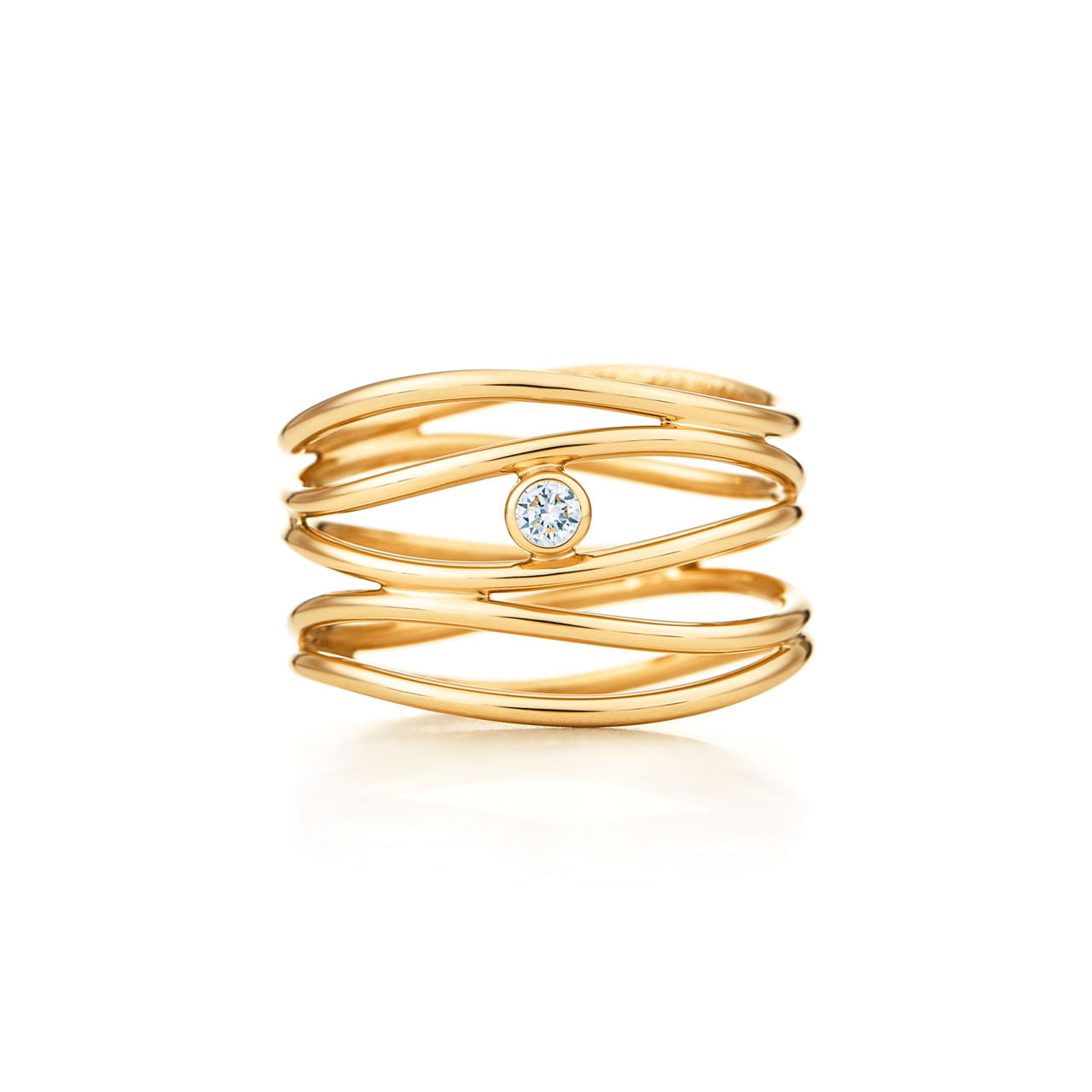 Elsa Peretti® Bague en diamants Wave
