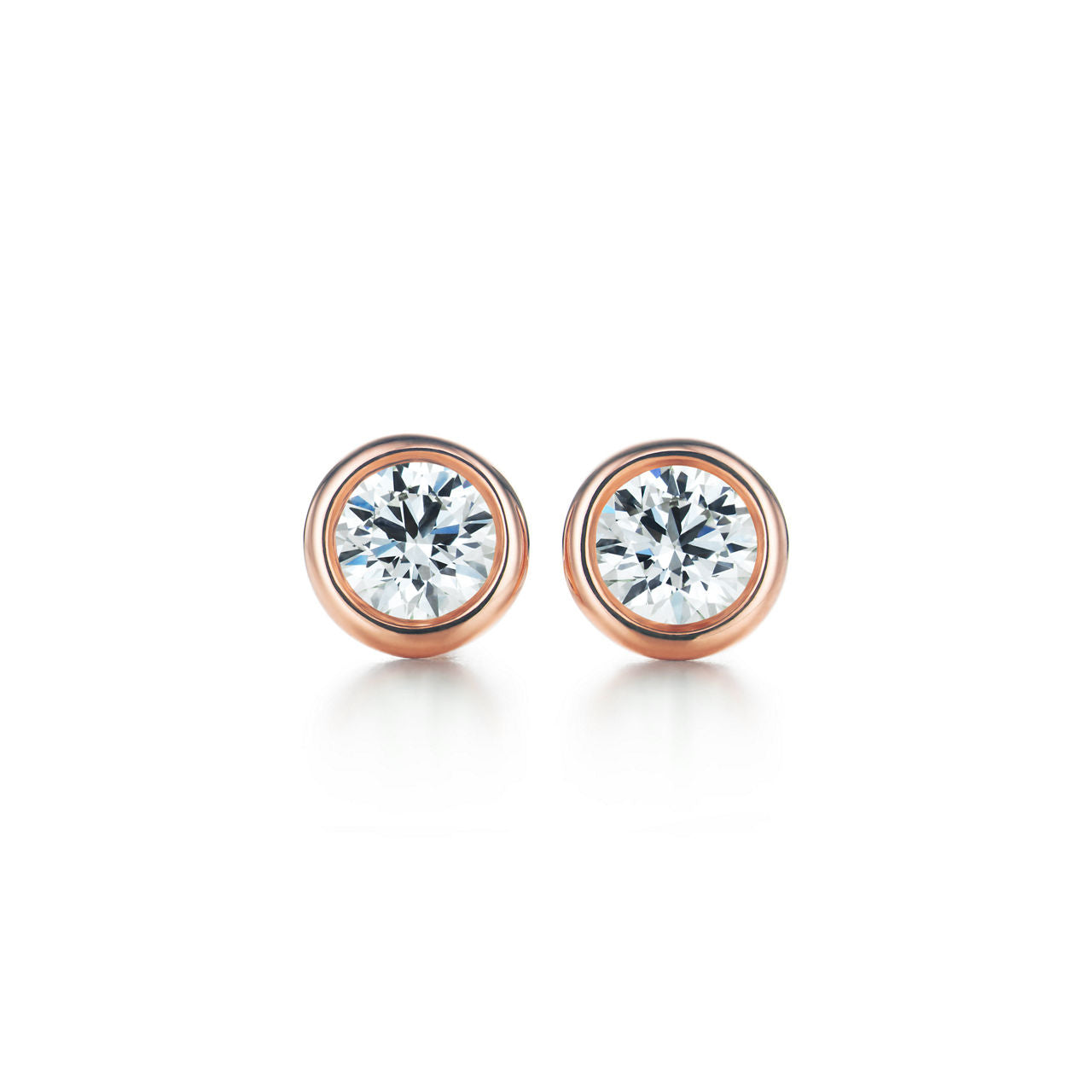 Boucles d’oreilles Diamonds by the Yard® en or rose 18 carats