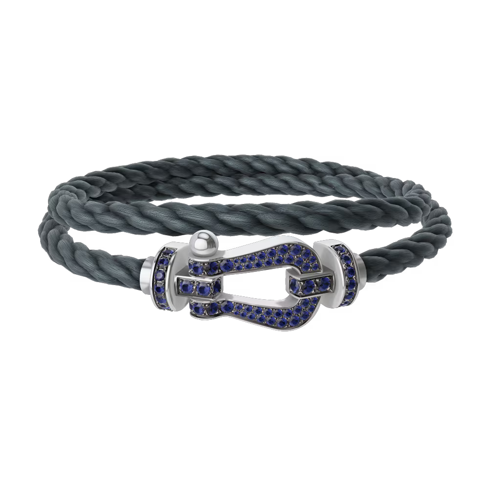 Bracelet Force 10, grand modèle, pavé