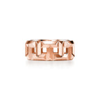 Tiffany T Bague True 8 mm en or rose 18 carats en or rose