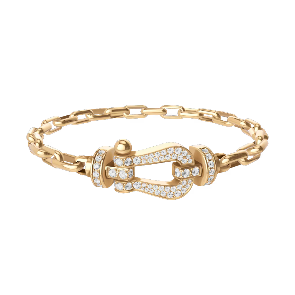 Bracelet Force 10, grand modèle, pavé