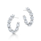 Boucles d’oreilles créoles twistées