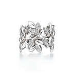 Paloma Picasso® Alliance Olive Leaf en or blanc 18 carats et diamants