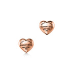 Boucles d’oreilles Full Heart en or rose