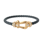 Bracelet Force 10, grand modèle, semi-pavé
