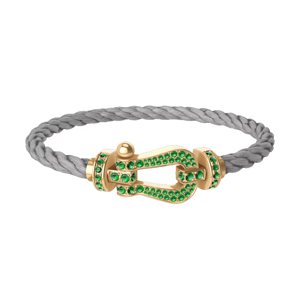 Bracelet Force 10, grand modèle, pavé