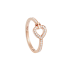 Bague Pretty Woman, mini modèle, pavée