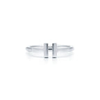 Tiffany T Bague Wire en or blanc 18 carats