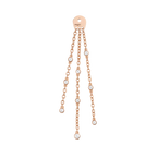 Chaîne Chance Infinie pour boucles d'oreilles, moyen modèle