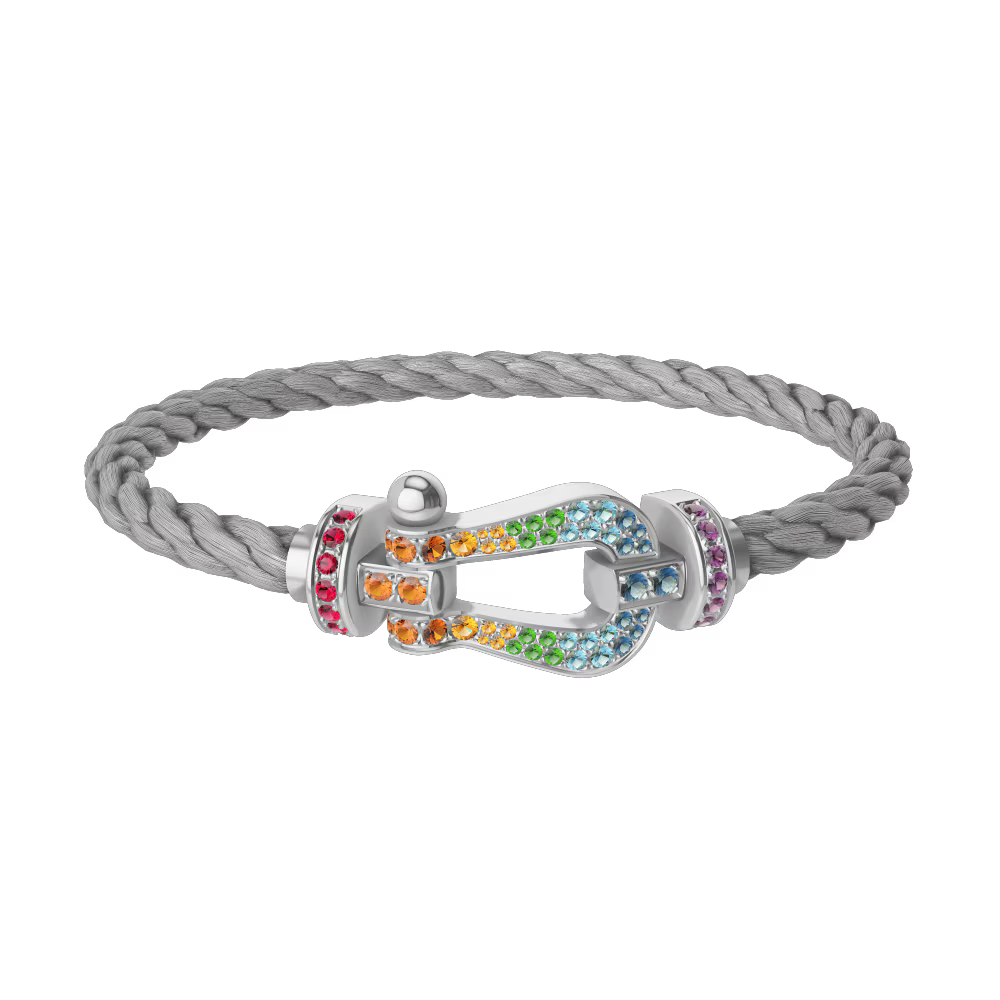 Bracelet Force 10, grand modèle, pavé