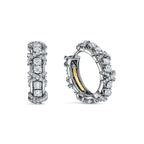 Boucles d’oreilles en platine et diamants