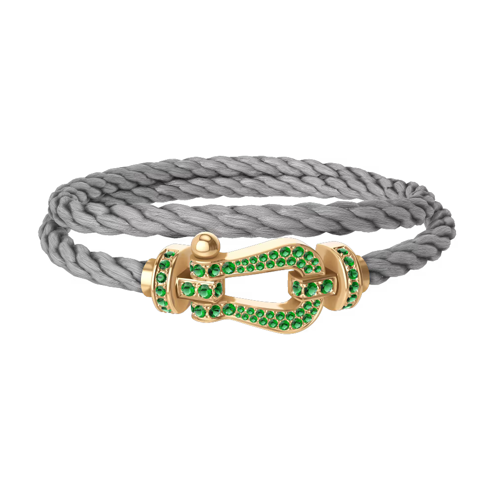 Bracelet Force 10, grand modèle, pavé