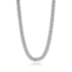 Collier grappe en diamants taille marquise