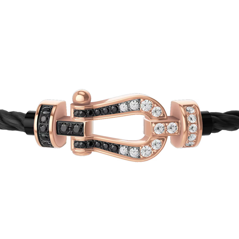 Bracelet Force 10, moyen modèle, pavé