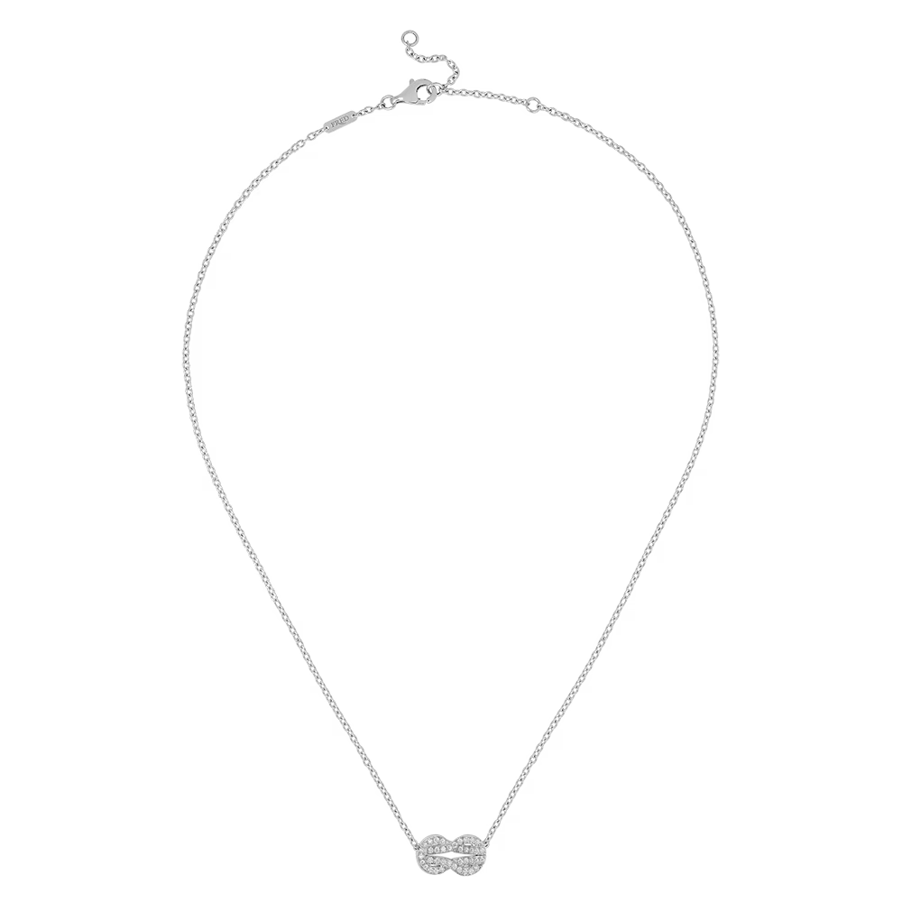 Collier Chance Infinie, moyen modèle, pavé