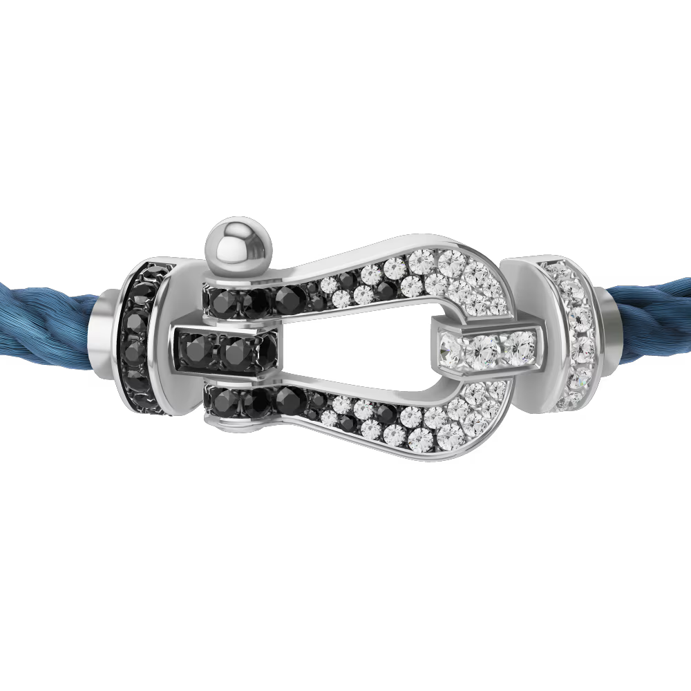 Bracelet Force 10, grand modèle, pavé
