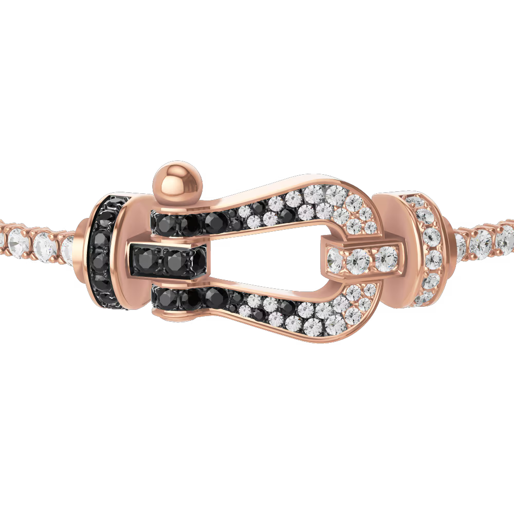 Bracelet Force 10, grand modèle, pavé