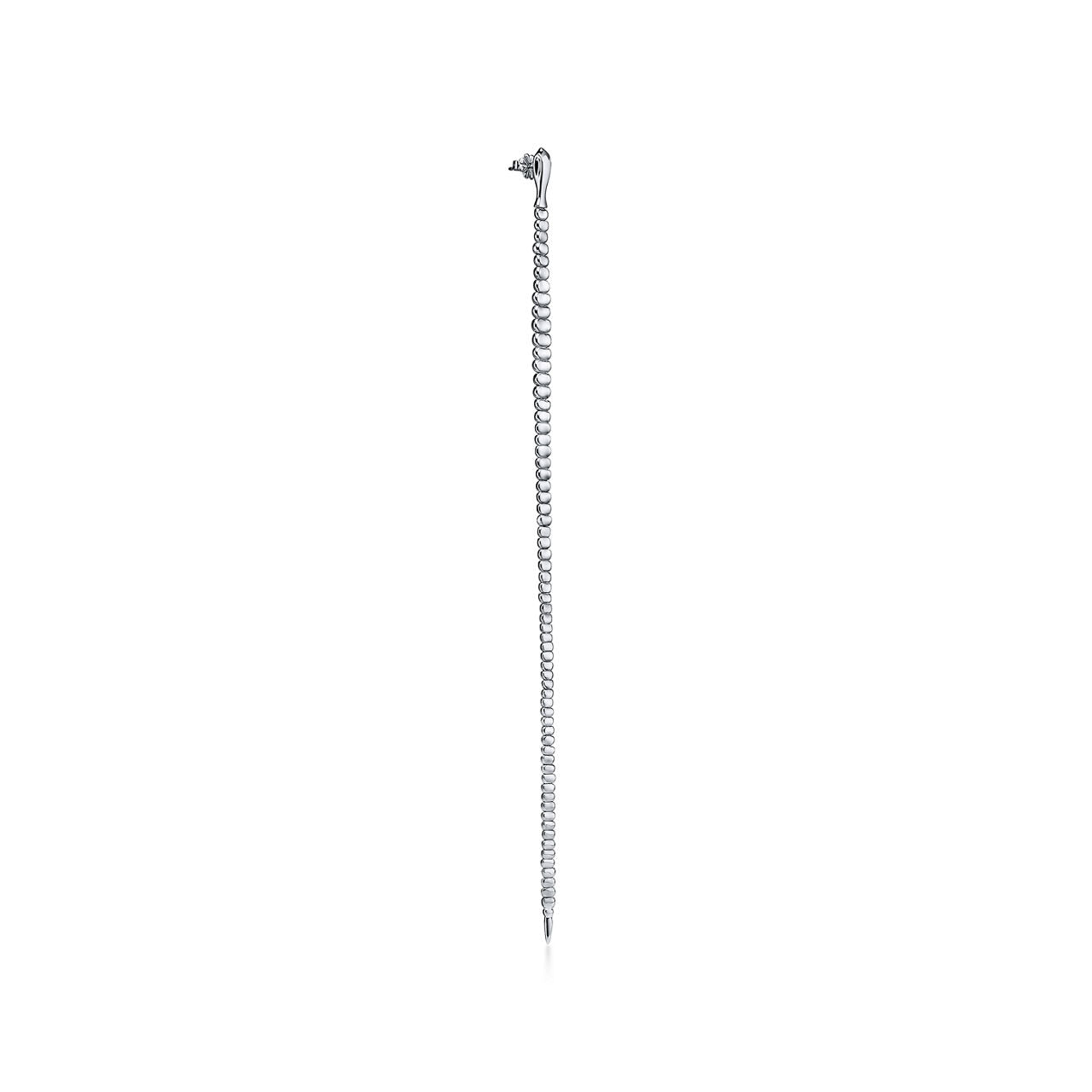Boucles d’oreilles Snake en argent 925 millièmes